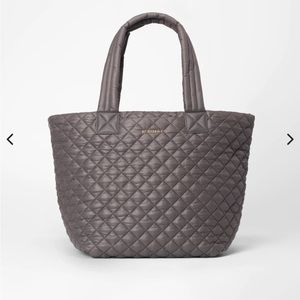 MZ Wallace Medium Metro Tote Bag - Magnet Rec (gray)
